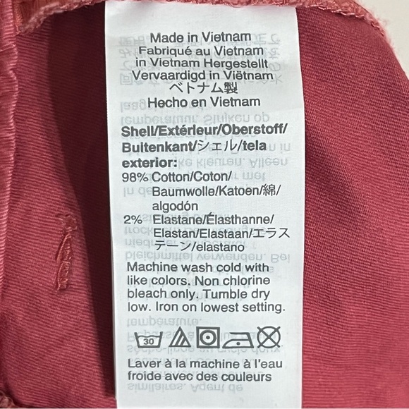 NWT Women’s J. Crew Factory Frankie Bermuda Chino Shorts 9” Inseam Size 8 Pink - Picture 8 of 12